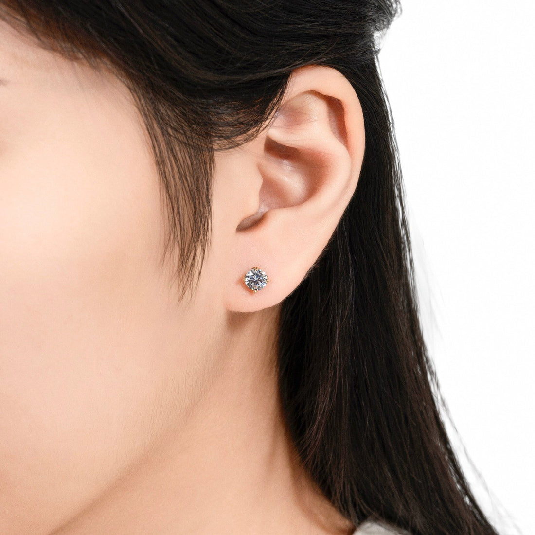 STARLIGHT 14K Gold CZ Earrings