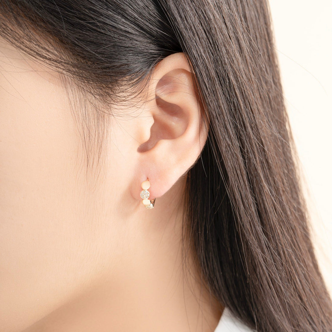 STARLIGHT 14K Gold CZ Earrings