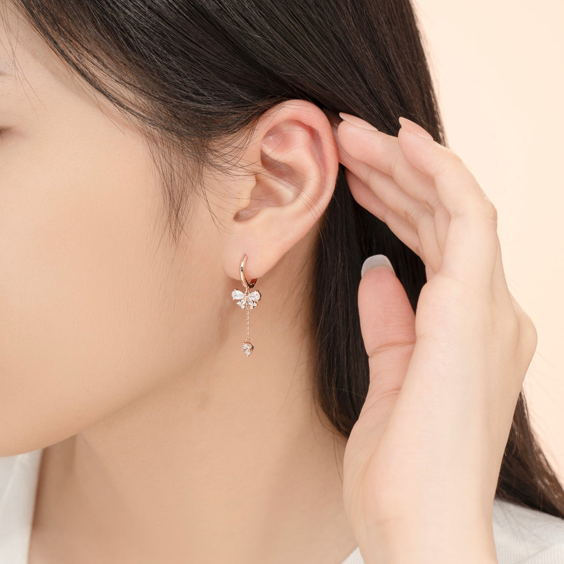 STARLIGHT 14K Gold CZ Earrings