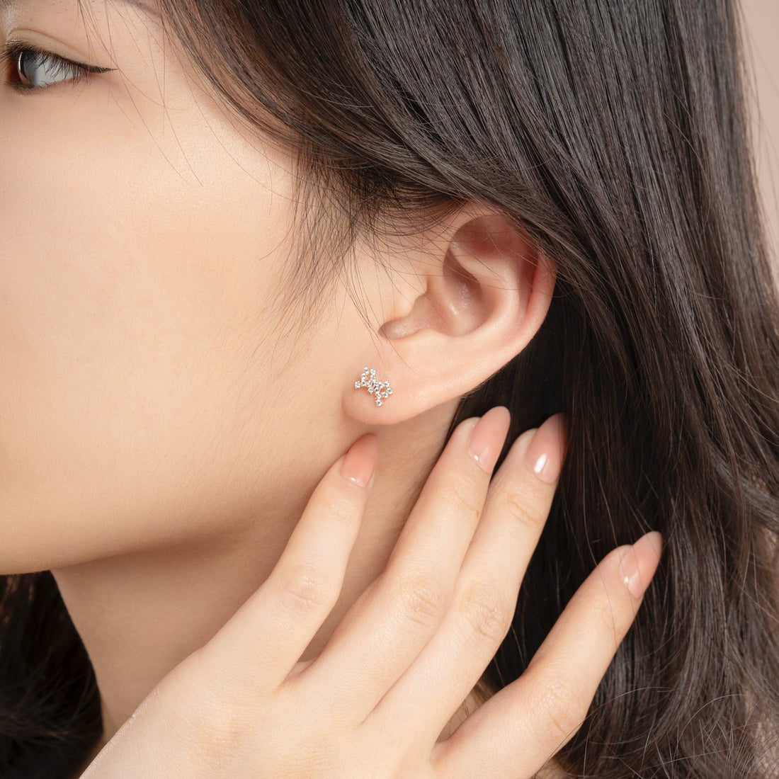 STARLIGHT 14K Gold CZ Earrings