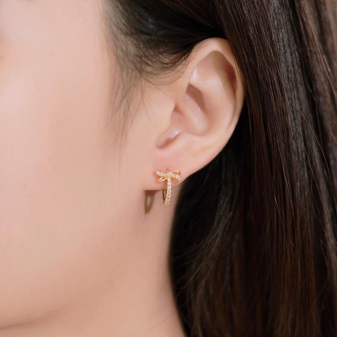 STARLIGHT 14K Gold CZ Earrings