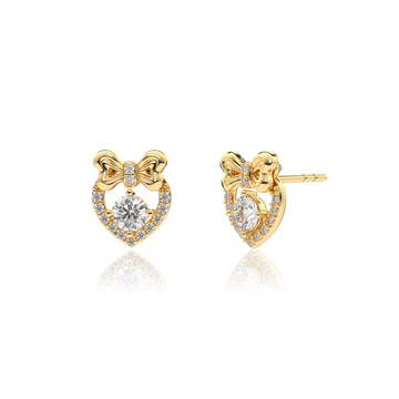 STARLIGHT 14K Gold CZ Earrings