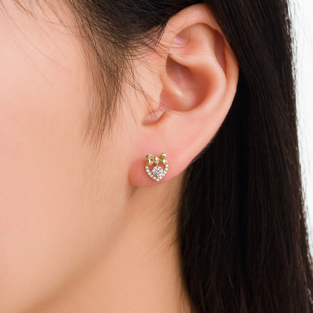 STARLIGHT 14K Gold CZ Earrings