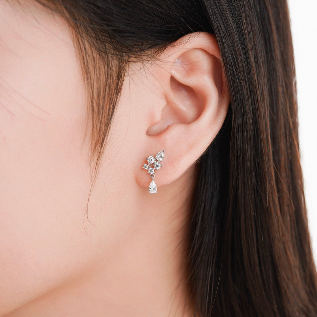 STARLIGHT 14K Gold CZ Earrings