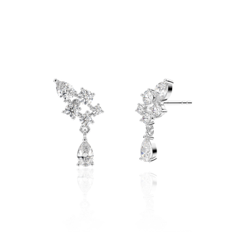 STARLIGHT 14K Gold CZ Earrings