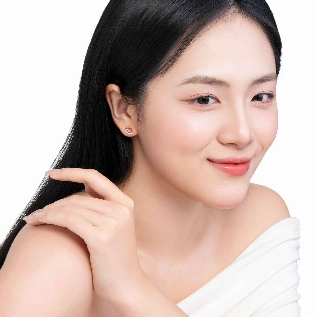 VIELUX QUEEN 14K Gold CZ Arlina Earrings