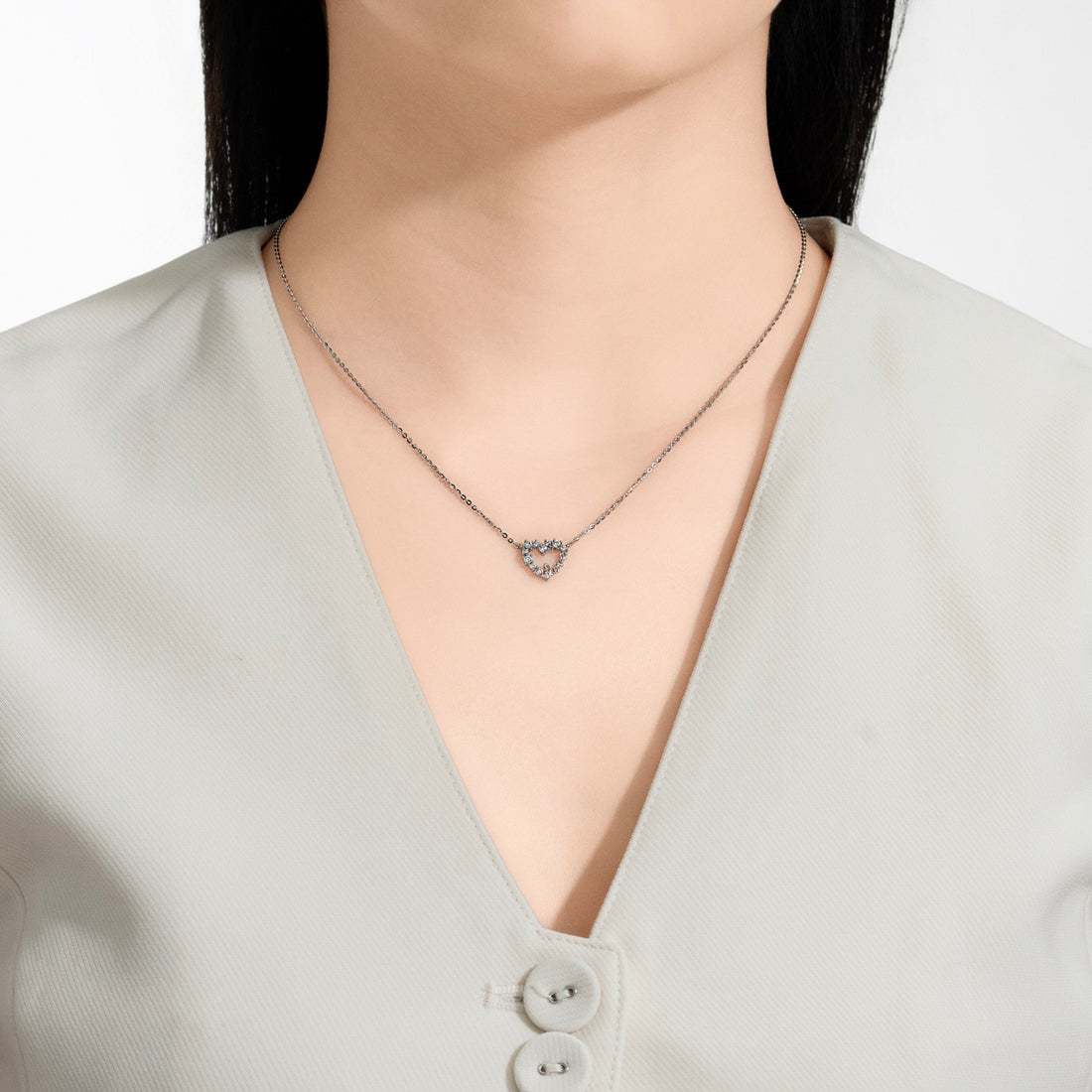 STARLIGHT 14K Gold CZ Necklace