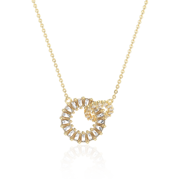 STARLIGHT 14K Gold CZ Necklace