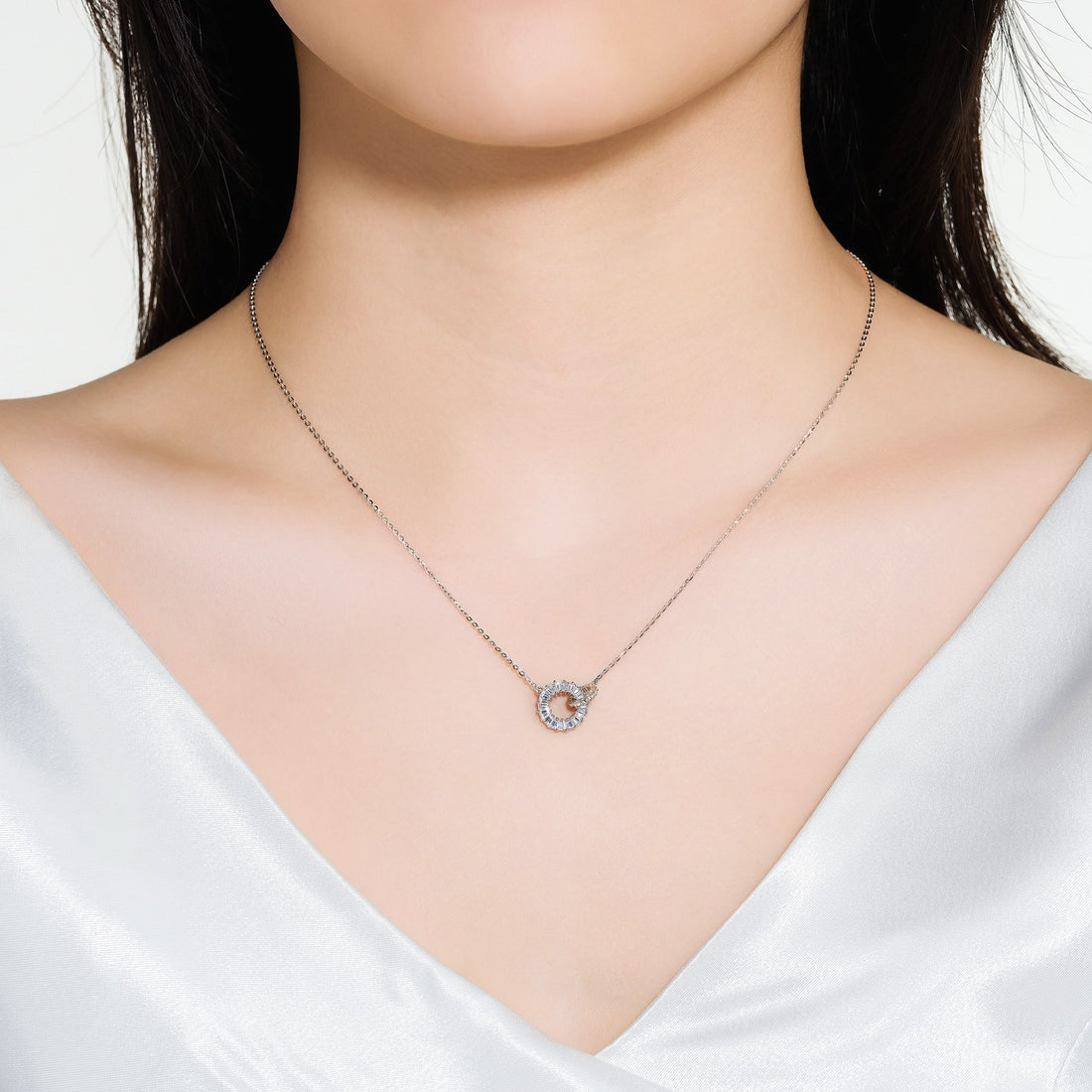 STARLIGHT 14K Gold CZ Necklace