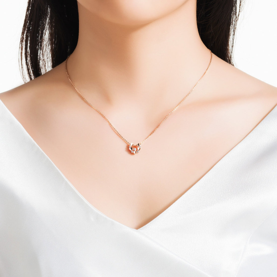 STARLIGHT 14K Gold CZ Necklace
