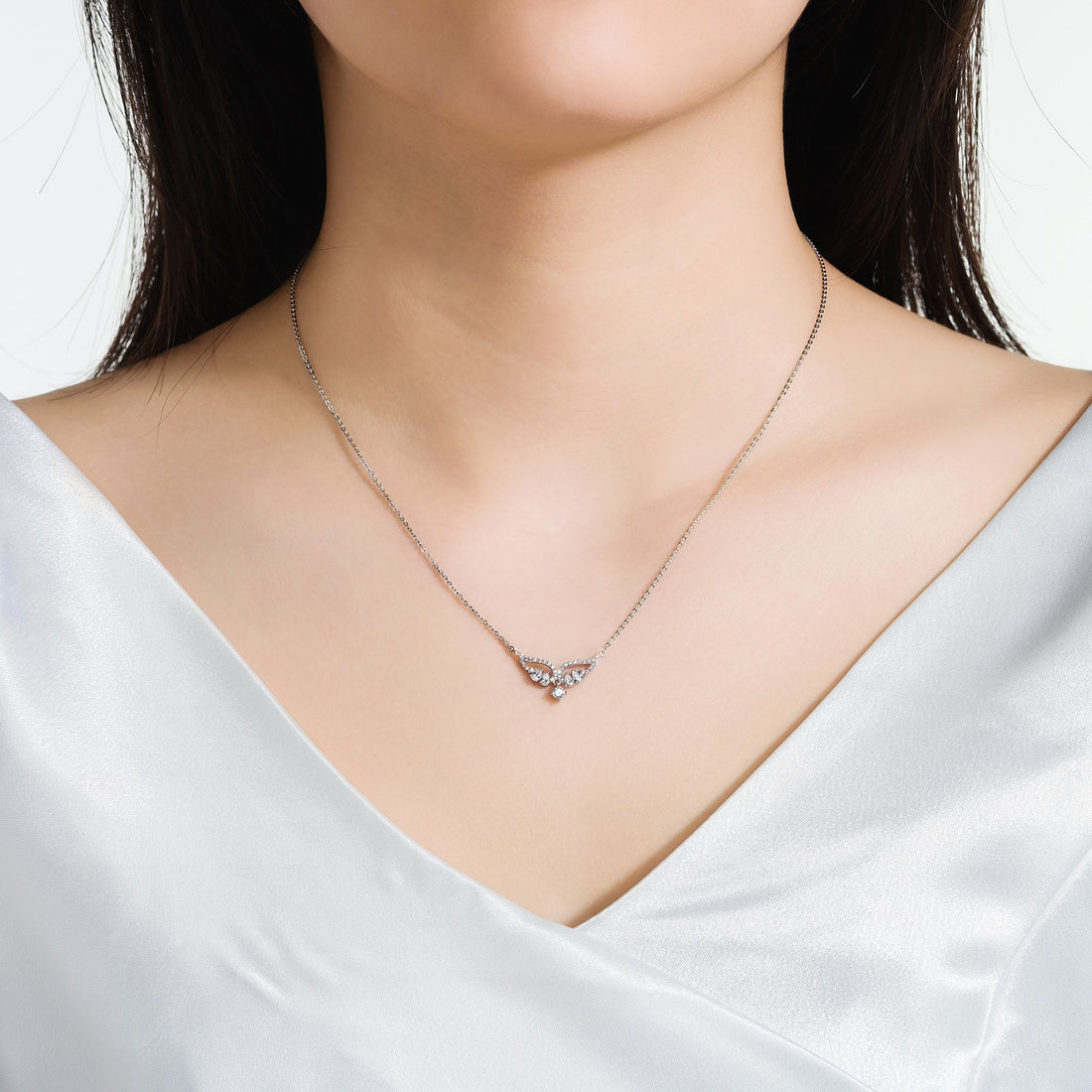 STARLIGHT 14k Gold CZ Necklace