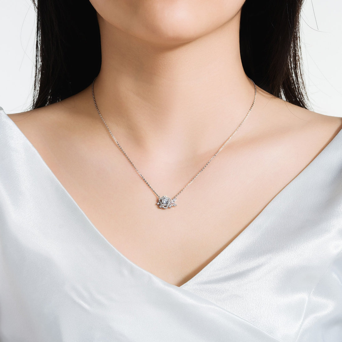 STARLIGHT 14k Gold CZ Necklace