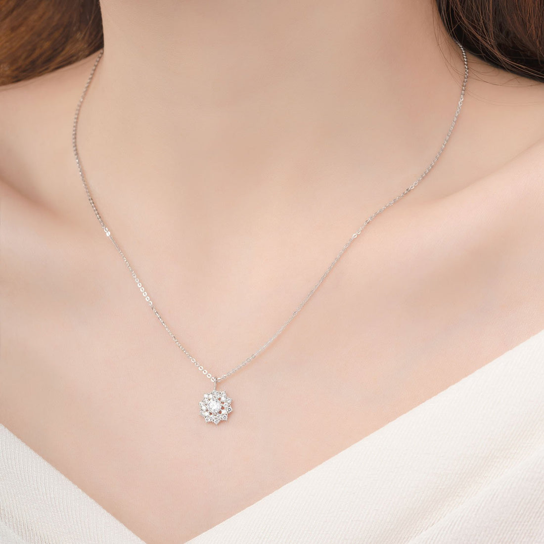 STARLIGHT 14k Gold CZ Necklace