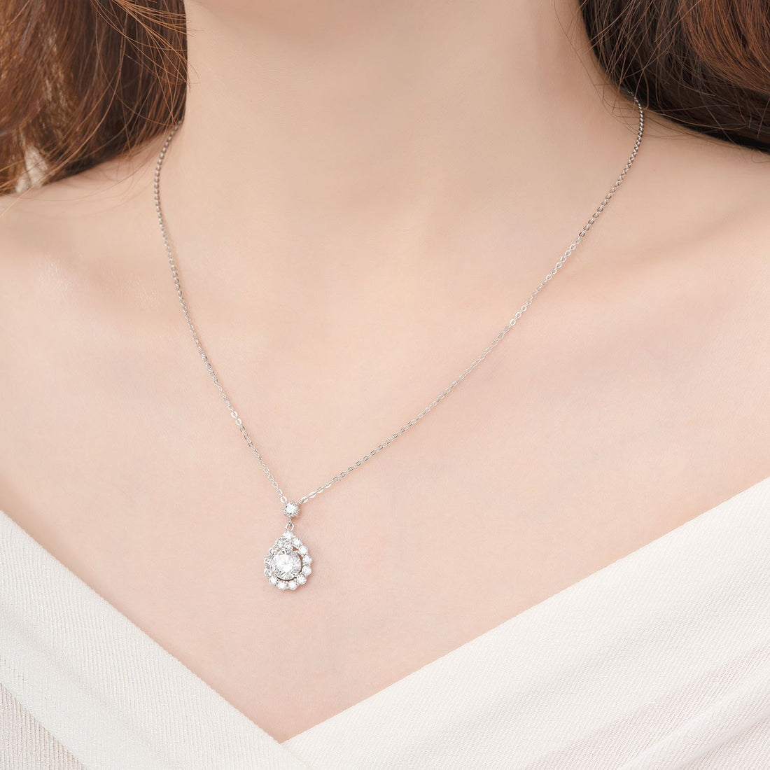 STARLIGHT 14k Gold CZ Necklace