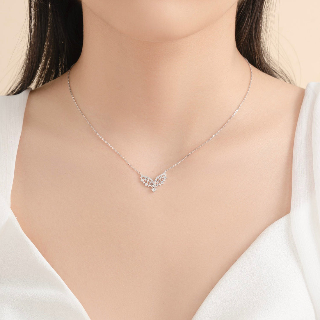 STARLIGHT 14k Gold CZ Necklace