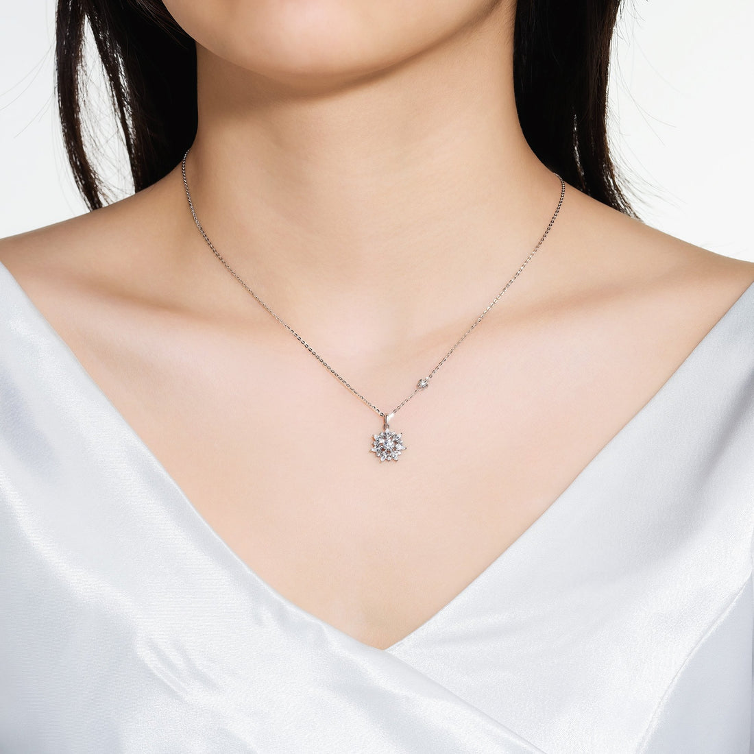 STARLIGHT 14K Gold CZ Necklace