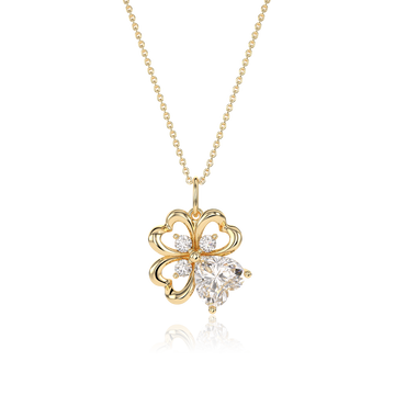 STARLIGHT 14K Gold CZ Necklace