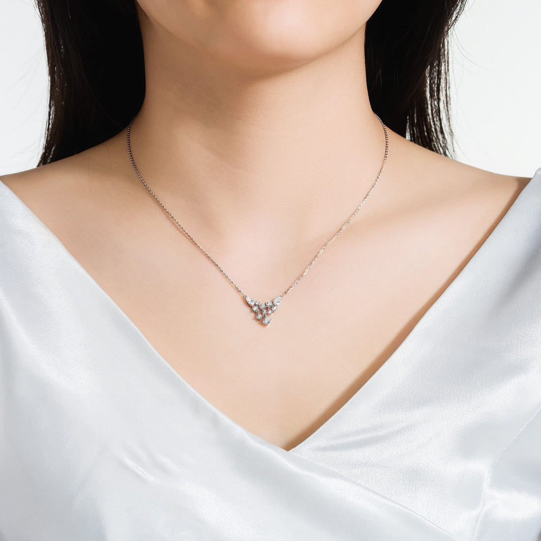 STARLIGHT 14k Gold CZ Necklace