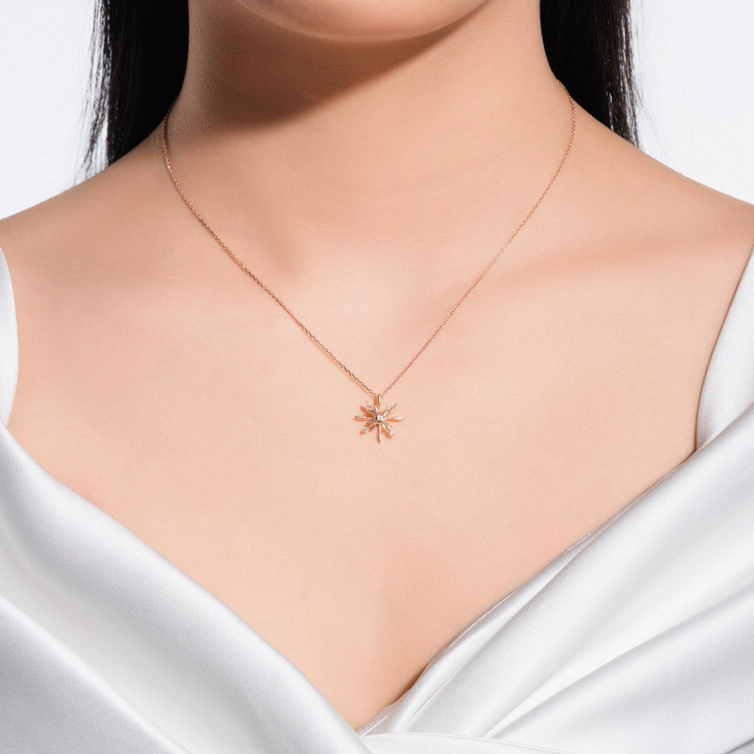 STARLIGHT 14K Gold CZ Necklace