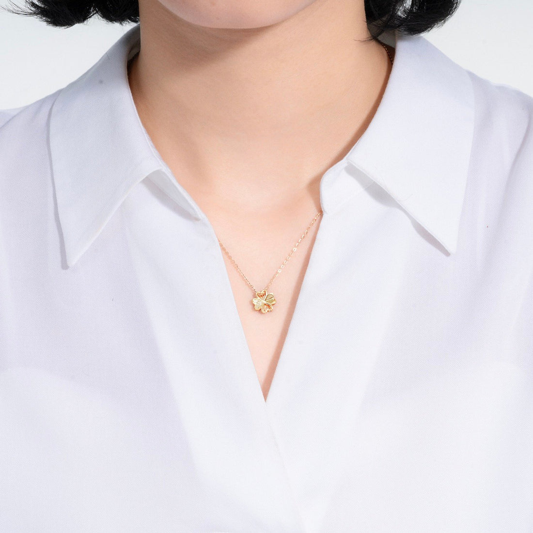 STARLIGHT 14K Gold CZ Necklace