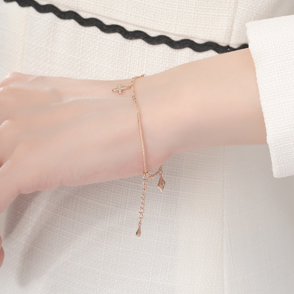 STARLIGHT 14K Gold CZ Bracelet