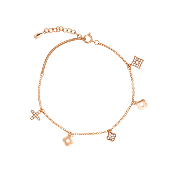 STARLIGHT 14K Gold CZ Bracelet