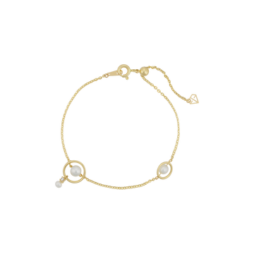 PERLINA 14K Gold Pearl Bracelet