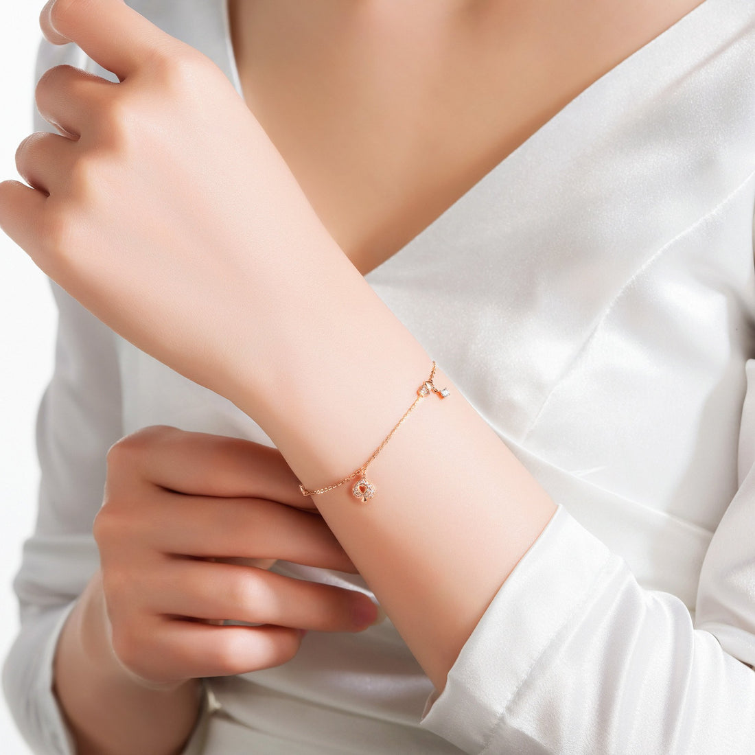 STARLIGHT 14K Gold CZ Bracelet