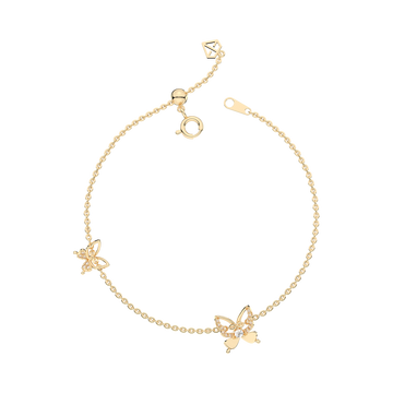 STARLIGHT 14K Gold CZ Bracelet