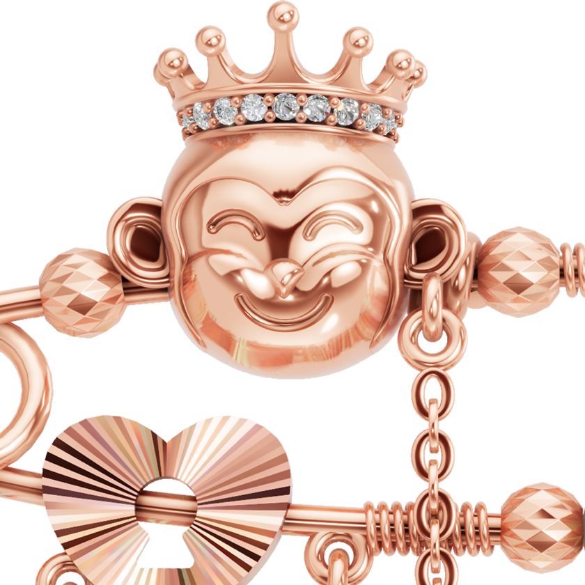 VIELUX QUEEN 14K Gold Brooch