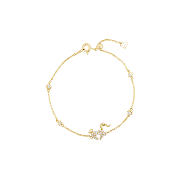 STARLIGHT 14K Gold CZ Bracelet