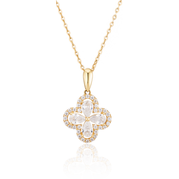 STARLIGHT 14K Gold CZ Pendant