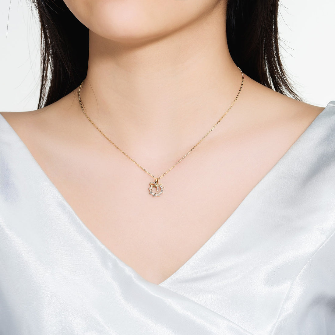 STARLIGHT 14K Gold CZ Pendant