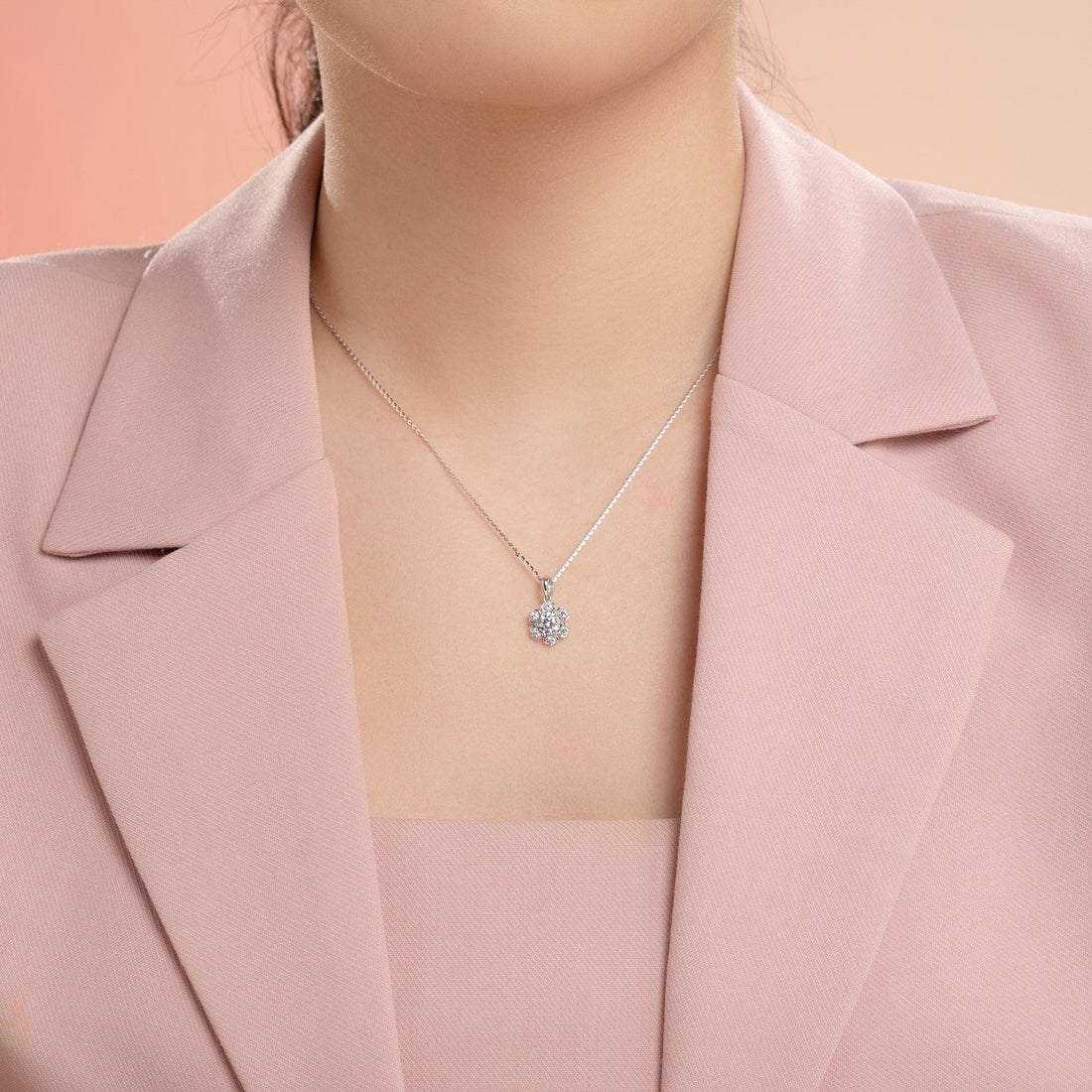 STARLIGHT 14k Gold CZ Necklace