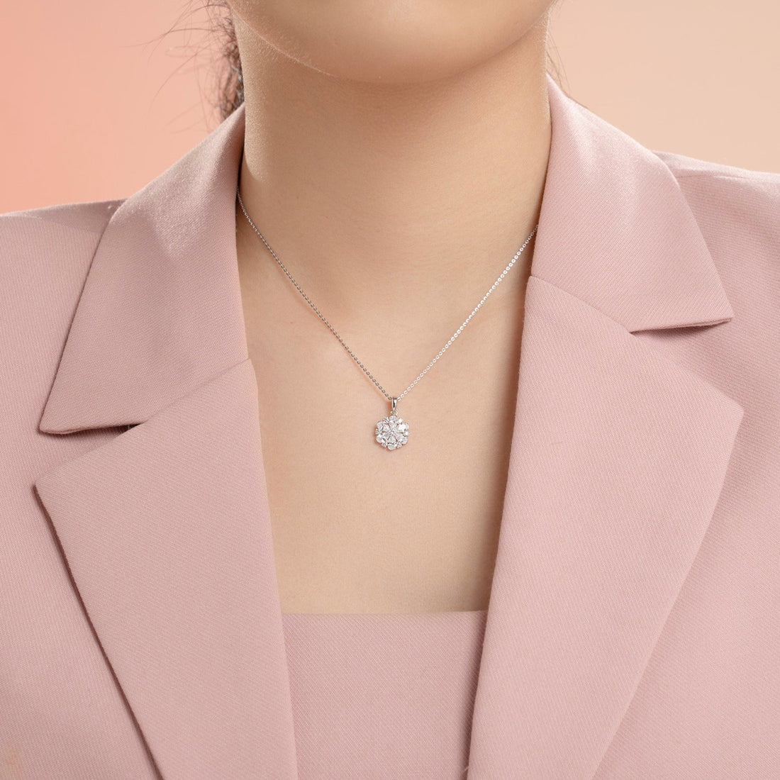 STARLIGHT 14k Gold CZ Necklace