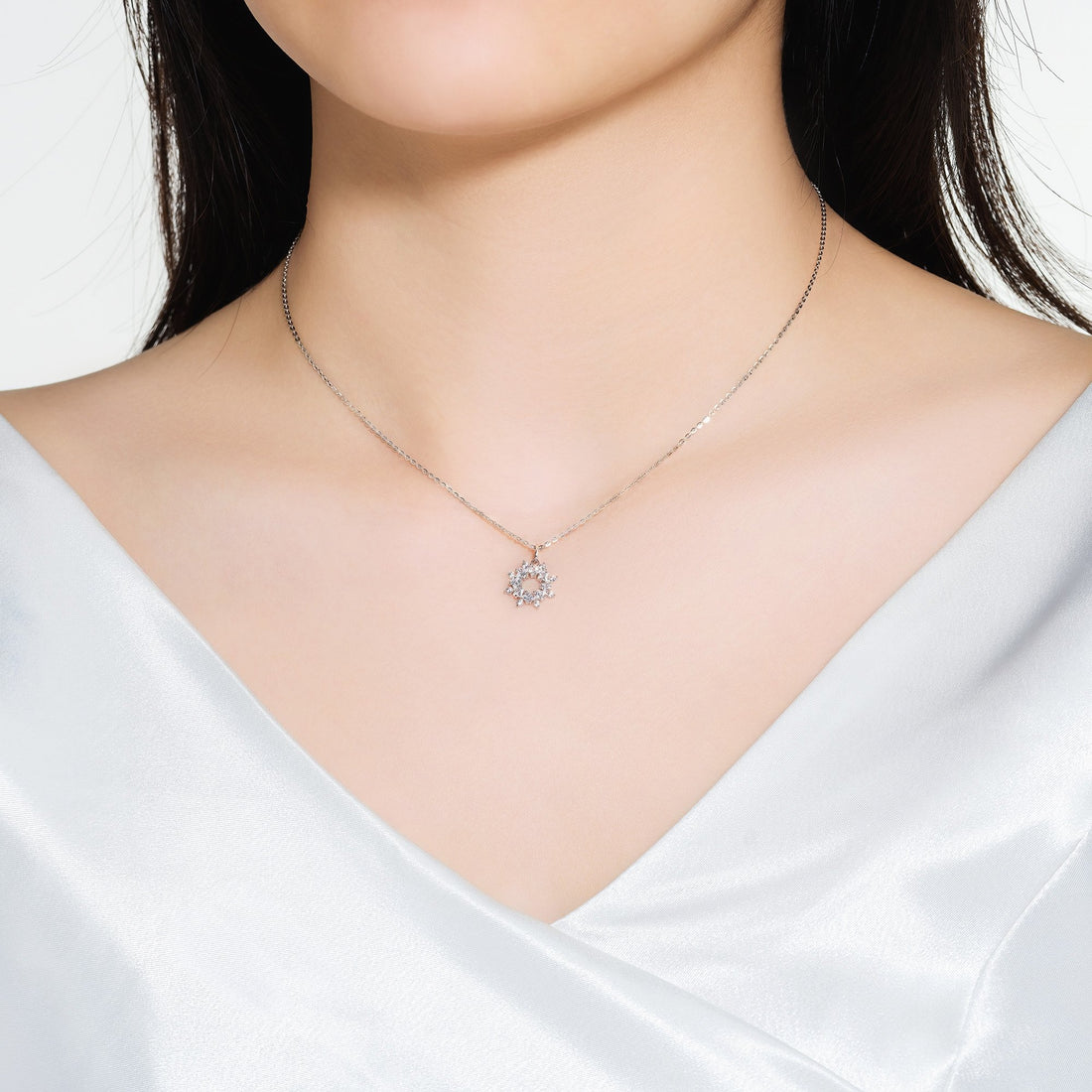 STARLIGHT 14K Gold CZ Pendant