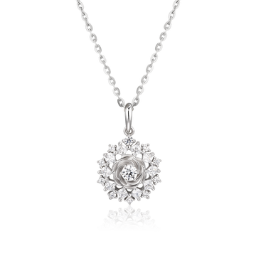 STARLIGHT 14K Gold CZ Pendant