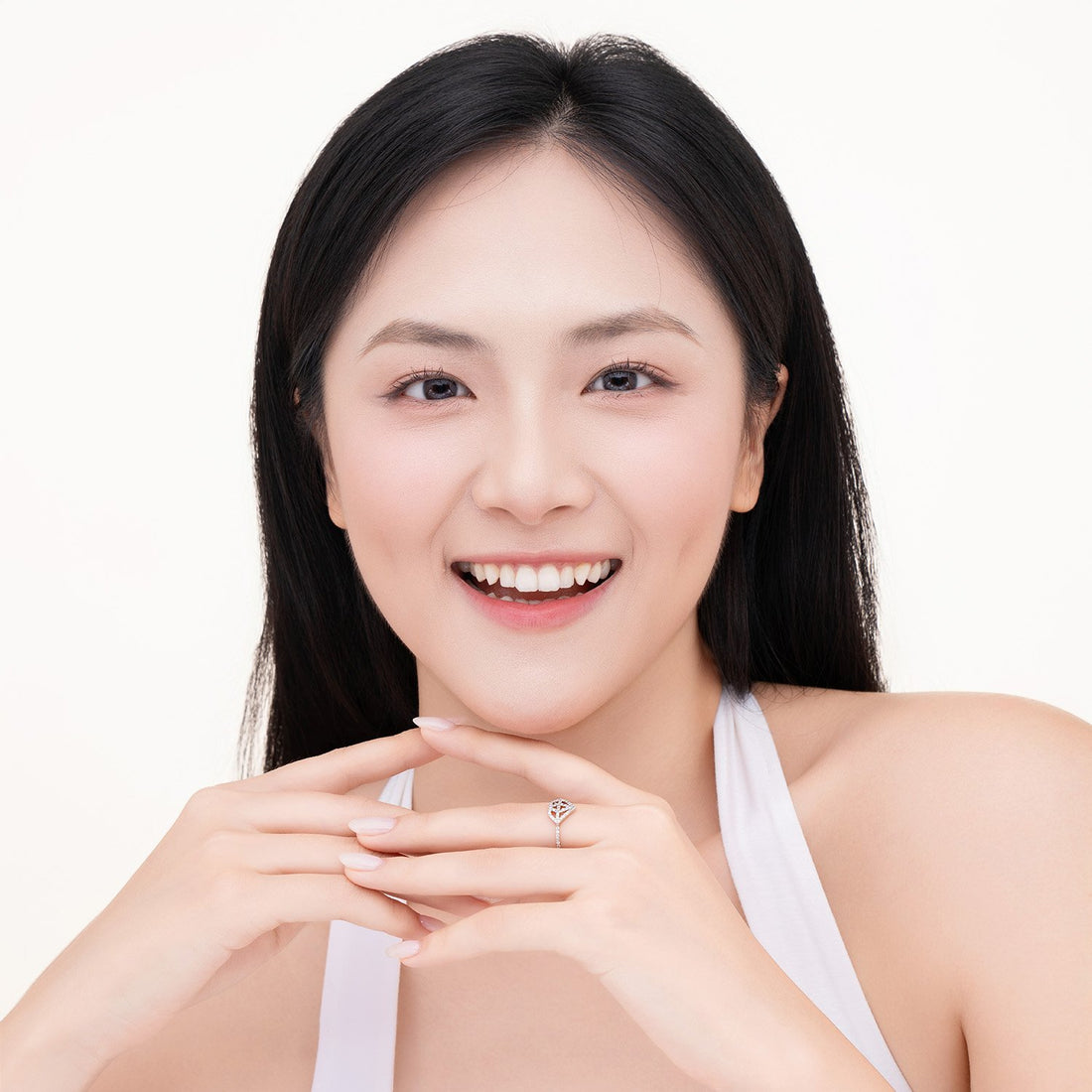 STARLIGHT 925 Silver CZ Daily Ring