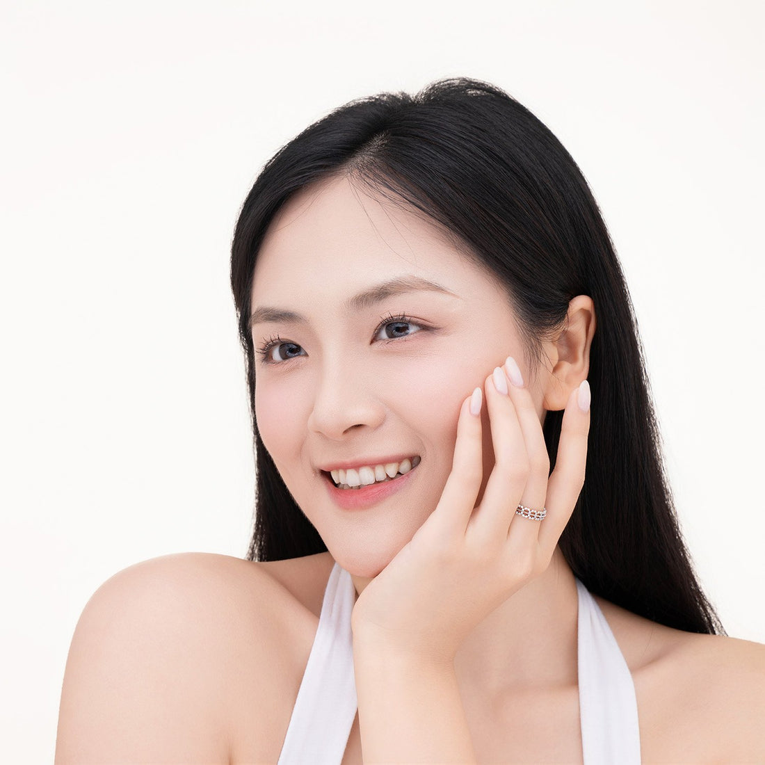 STARLIGHT 925 Silver CZ Daily Ring