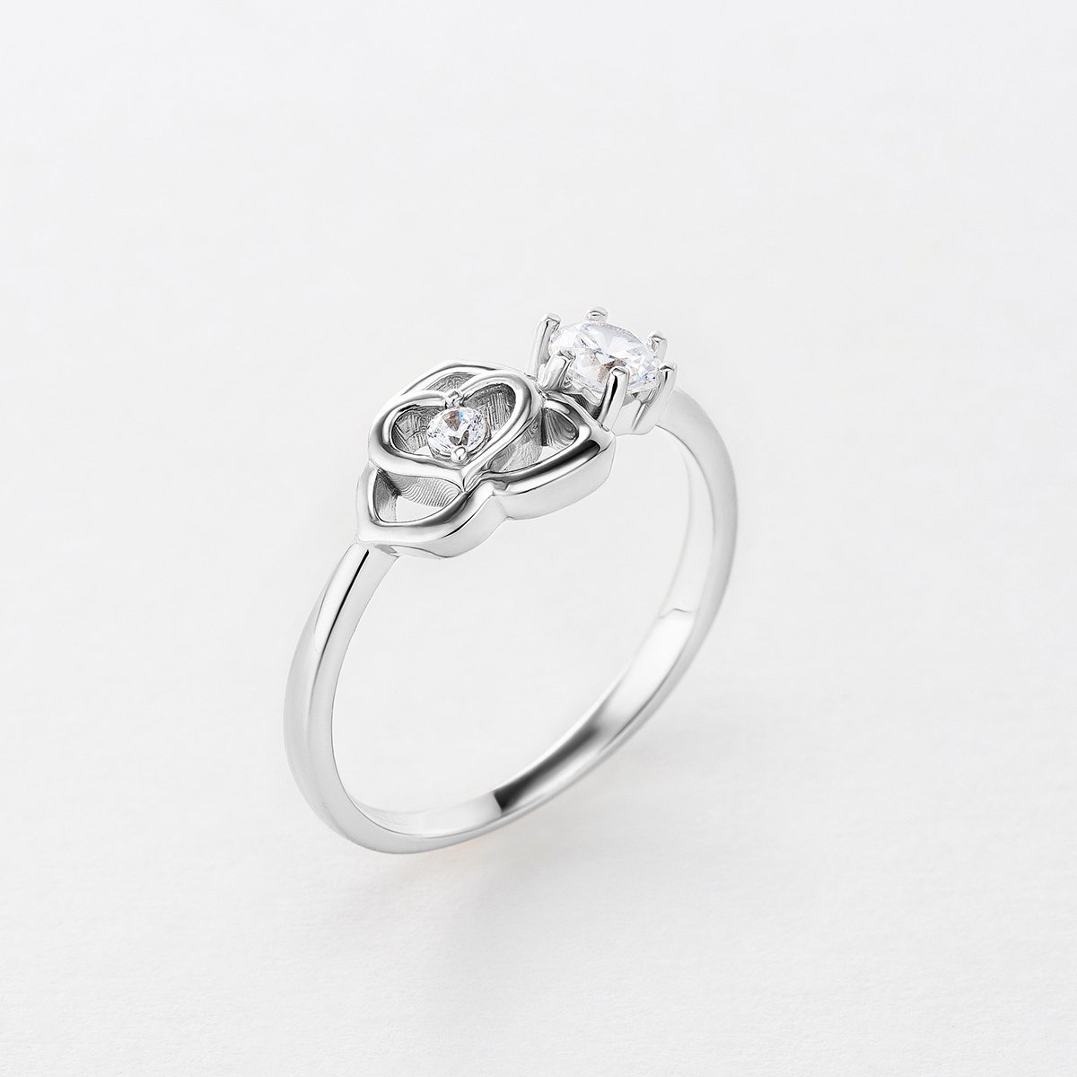 STARLIGHT 925 Silver CZ Daily Ring