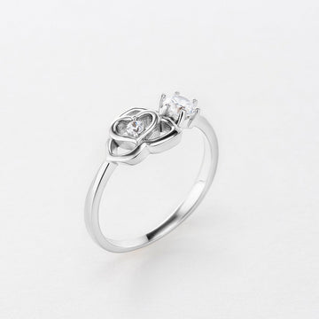 STARLIGHT 925 Silver CZ Daily Ring