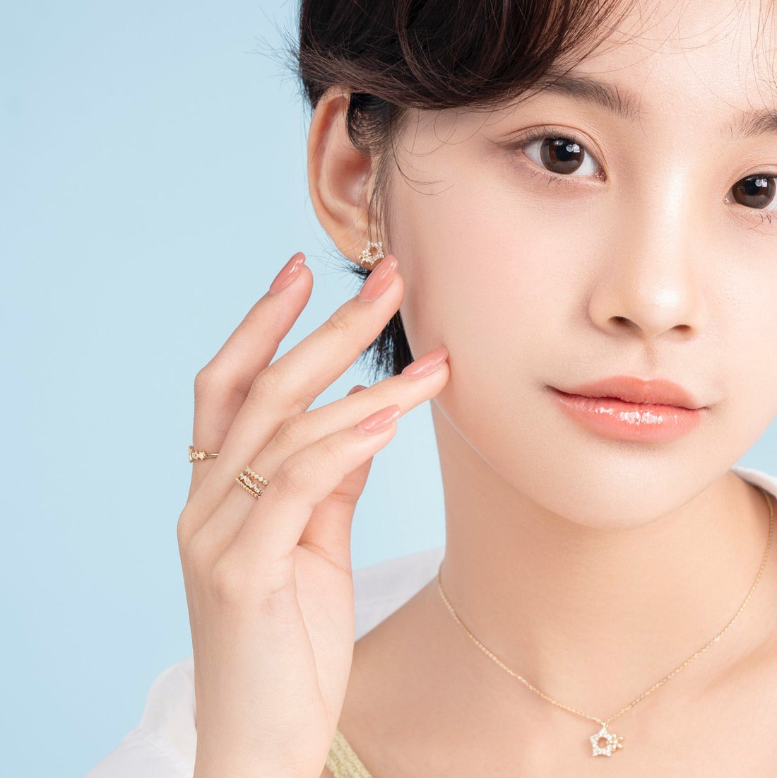 STARLIGHT 14K Gold CZ Fashion Ring