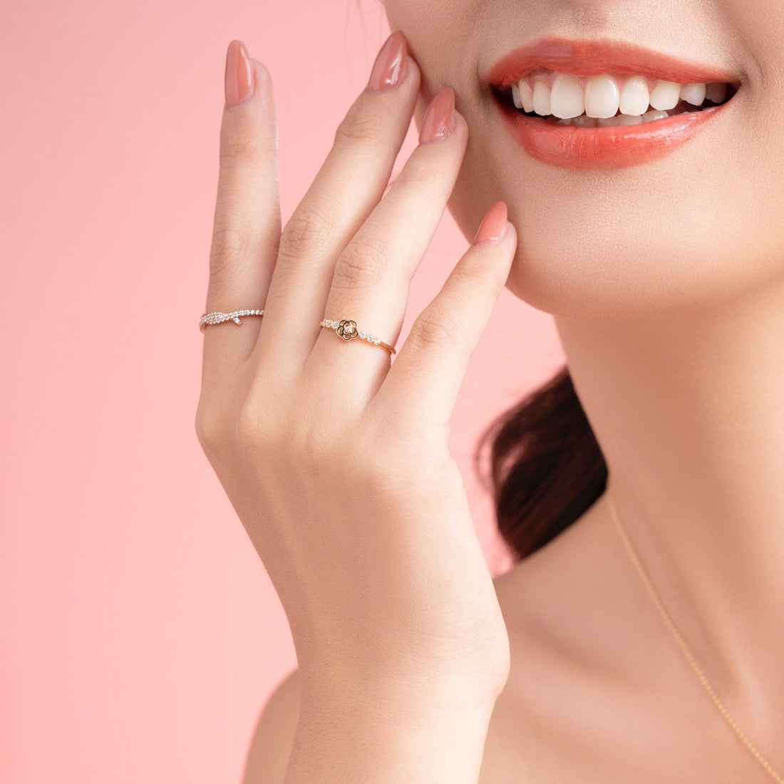 STARLIGHT 14K Gold CZ Fashion Ring