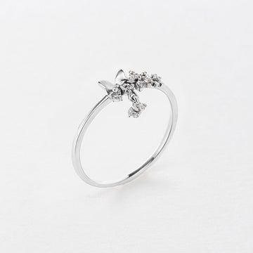 STARLIGHT 925 Silver CZ Daily Ring