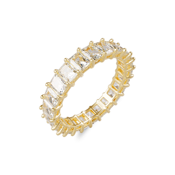 STARLIGHT 14K Gold CZ Fashion Ring