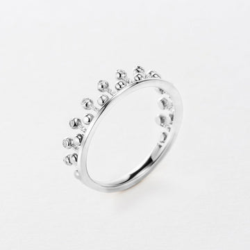 STARLIGHT 925 Silver CZ Daily Ring